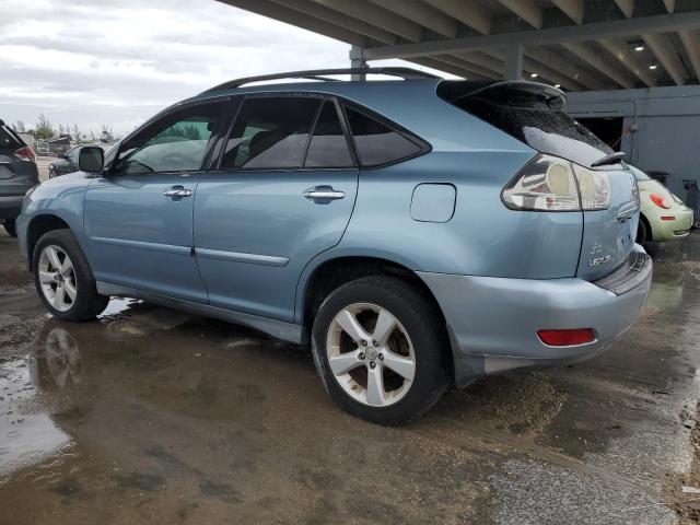 LEXUS RX 350 2008 blue 4dr spor gas 2T2HK31U48C058495 photo #3