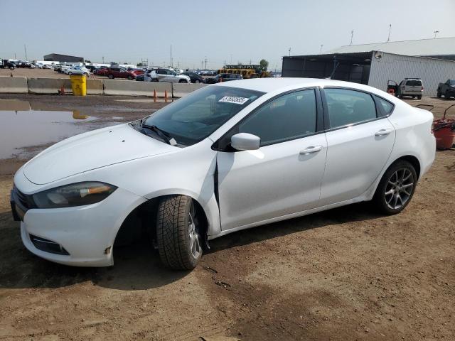 DODGE DART SXT 2014 white  gas 1C3CDFBB1ED920615 photo #1