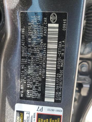 2017 TOYOTA CAMRY LE - 4T1BF1FK2HU434426