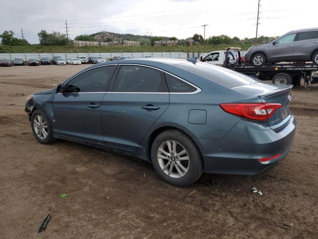 HYUNDAI SONATA SE 2017 blue  gas 5NPE24AFXHH578308 photo #3