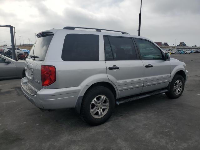HONDA PILOT EXL 2005 silver  gas 2HKYF186X5H511936 photo #4