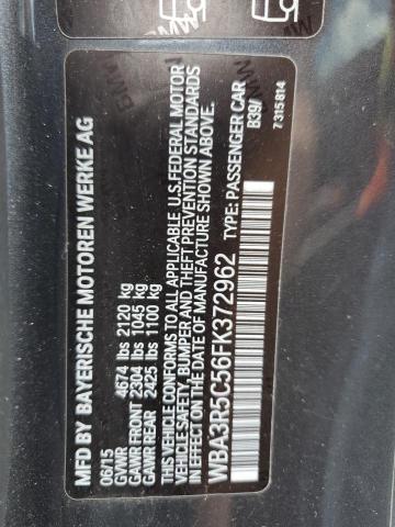 2015 BMW 435 XI WBA3R5C56FK372962