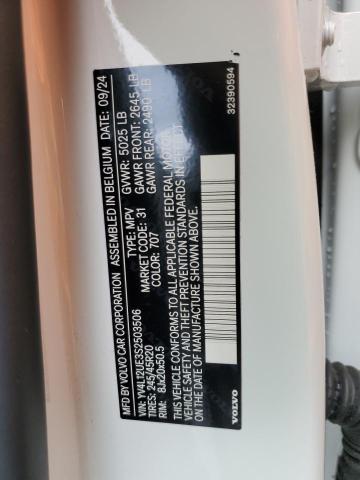 2025 VOLVO XC40 PLUS YV4L12UE3S2503506