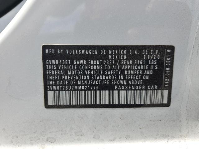 2021 VOLKSWAGEN JETTA GLI - 3VW6T7BU7MM021776
