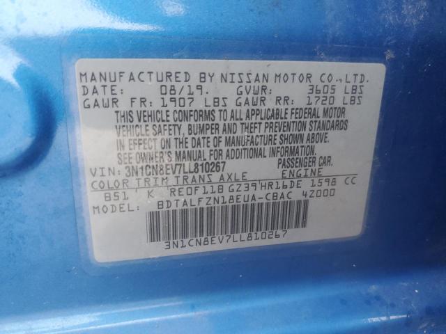 2020 NISSAN VERSA SV - 3N1CN8EV7LL810267