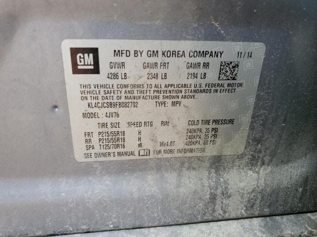 2015 BUICK ENCORE - KL4CJCSB9FB082702