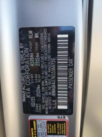 2025 KIA K5 GT LINE KNAG64J76S5366726