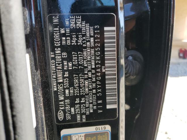 2019 KIA SORENTO L 5XYPG4A32KG521213