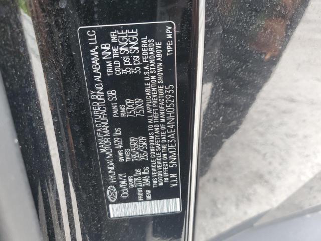 2022 HYUNDAI TUCSON LIM 5NMJE3AE4NH052935