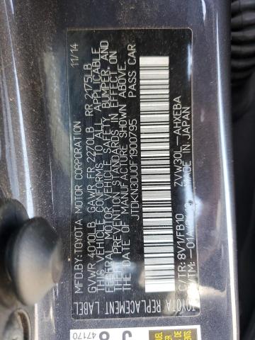 2015 TOYOTA PRIUS - JTDKN3DU0F1900795