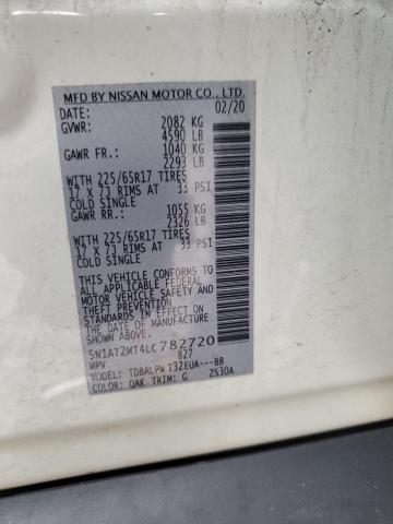 2020 NISSAN ROGUE S - 5N1AT2MT4LC782720