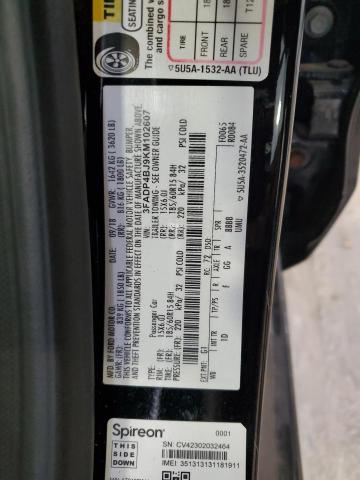 2019 FORD FIESTA SE - 3FADP4BJ9KM102607