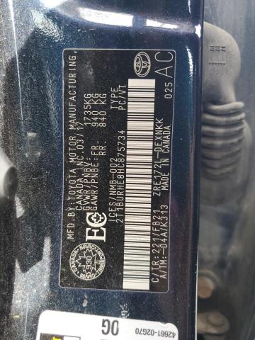 2017 TOYOTA COROLLA L - 2T1BURHE8HC875734