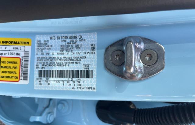 2023 FORD BRONCO SPO - 3FMCR9G63PRE08516