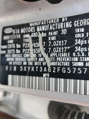 2015 KIA SORENTO LX 5XYKT3A62FG575787