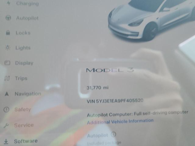 5YJ3E1EA9PF405520 Tesla MODEL 3