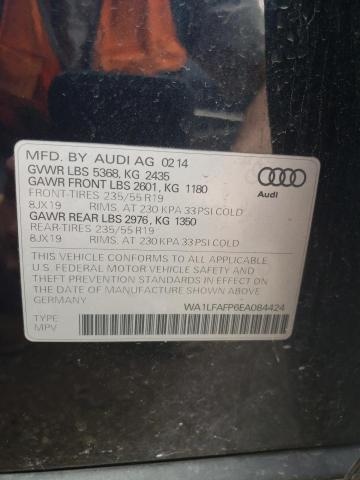 VIN WA1LFAFP6EA084424 2014 Audi Q5, Premium Plus no.12