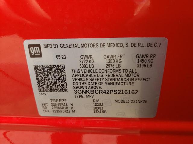 3GNKBCR42PS216162 CHEVROLET BLAZER 2023