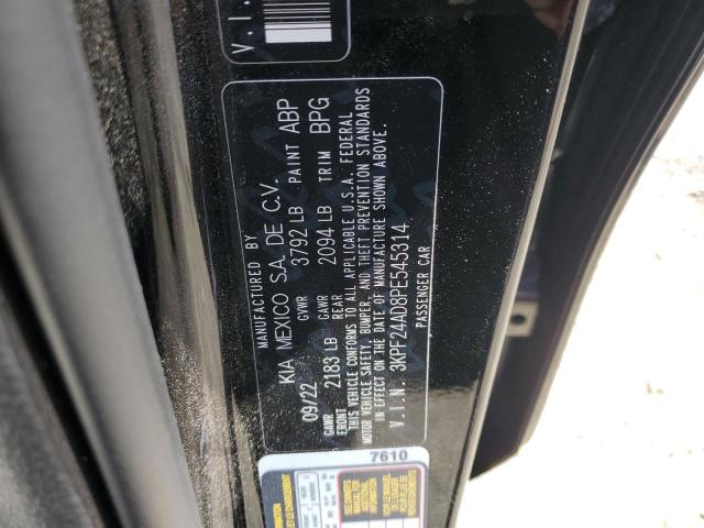 3KPF24AD8PE545314 KIA FORTE LX