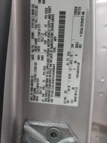 1FMCU9J92HUA95941 Ford Escape Titanium