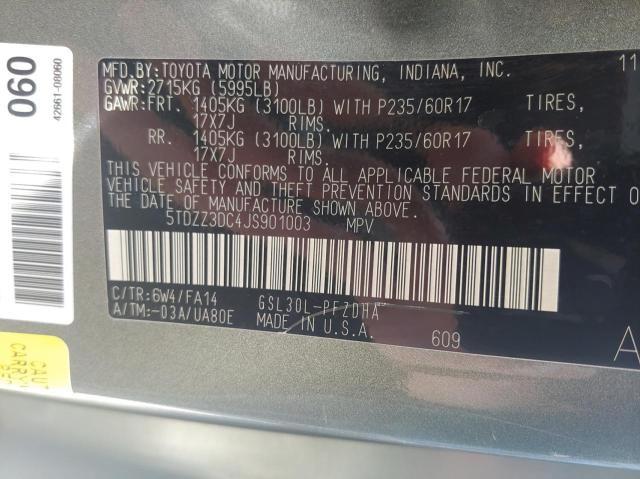 2018 TOYOTA SIENNA L - 5TDZZ3DC4JS901003