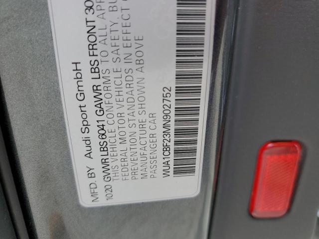 2021 AUDI RS6 WUA1CBF23MN902752
