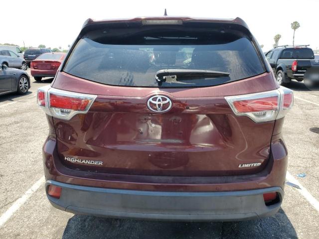 VIN 5TDYKRFH6ES004606 2014 Toyota Highlander, Limited no.6