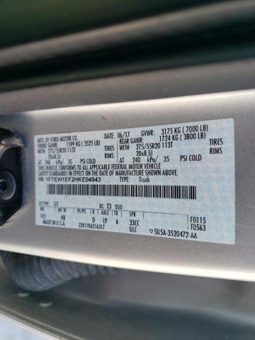 1FTEW1EF2HKE04943 FORD F-150 2017