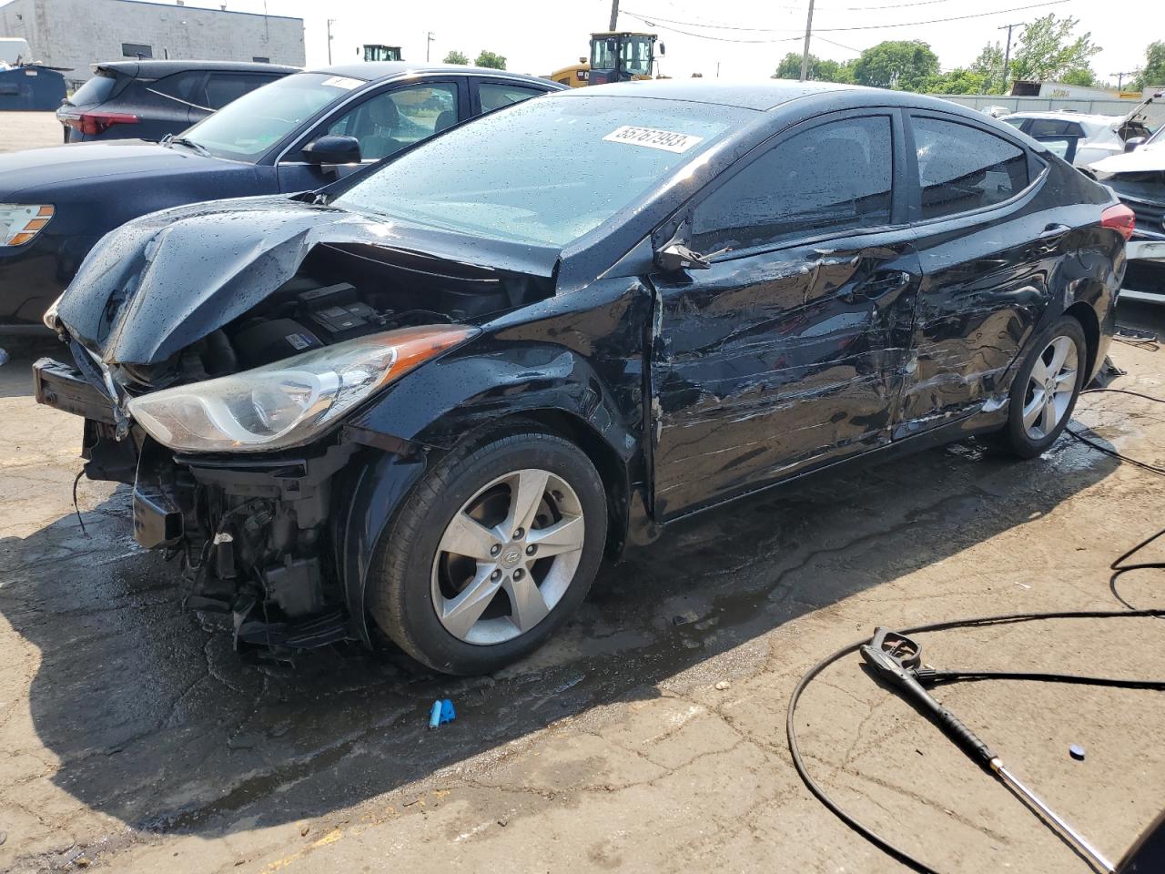 KMHDH4AE2CU316732 2012 Hyundai Elantra Gls