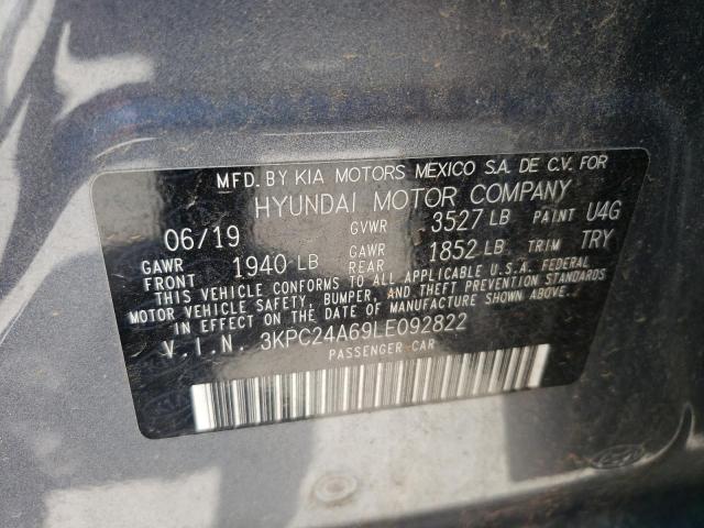 3KPC24A69LE092822 Hyundai ACCENT SE