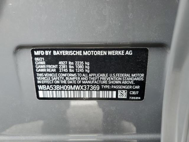 WBA53BH09MWX37369 BMW 530 I