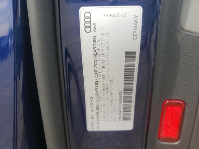 2019 AUDI S5 PREMIUM - WAUB4CF53KA069437