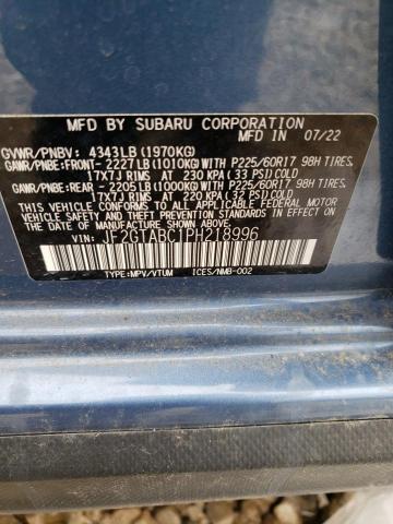 JF2GTABC1PH218996 Subaru Crosstrek