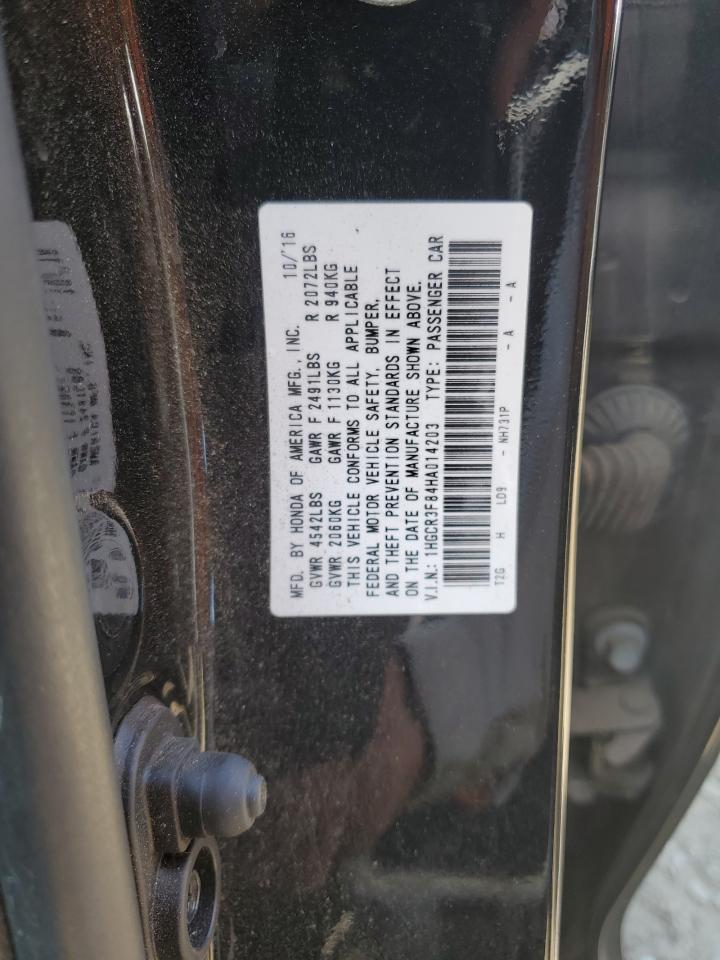 1HGCR3F84HA014203 HONDA ACCORD 2017