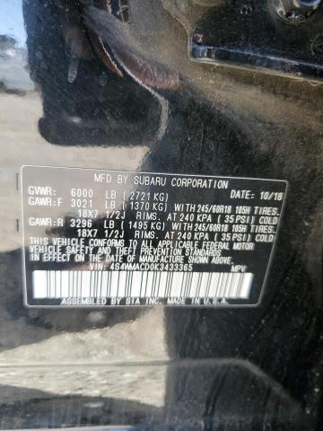 4S4WMACD0K3433365 Subaru Ascent Premium