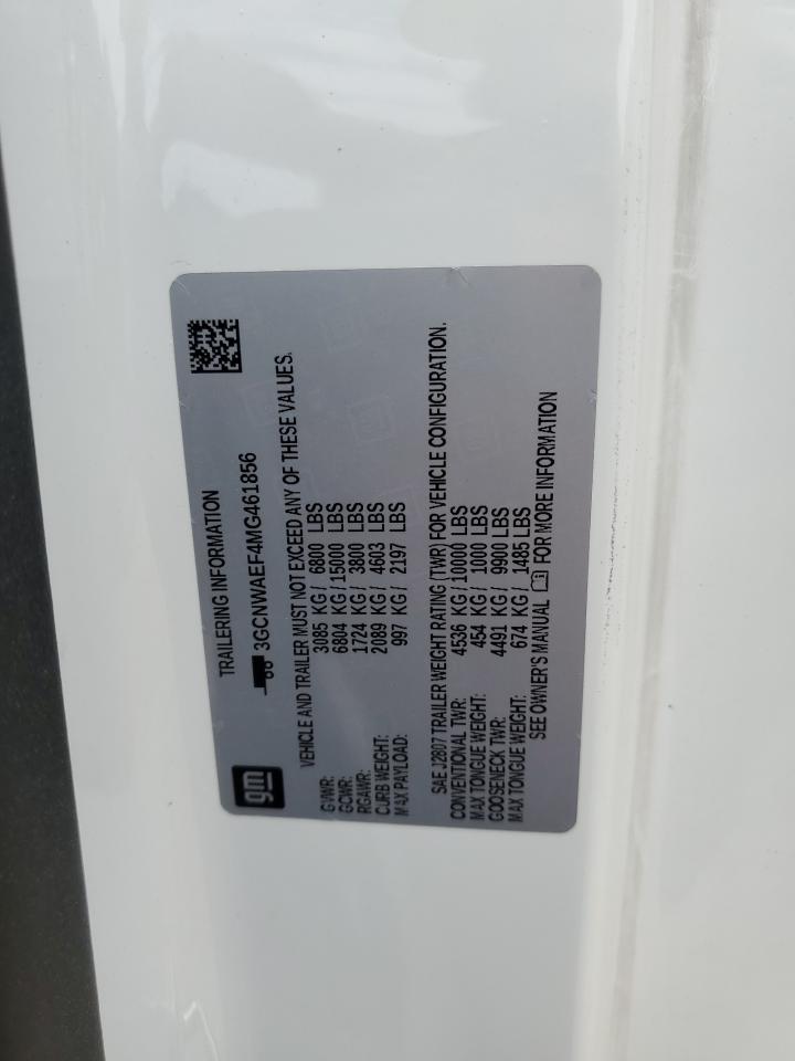 3GCNWAEF4MG461856 CHEVROLET ALL Models 2021
