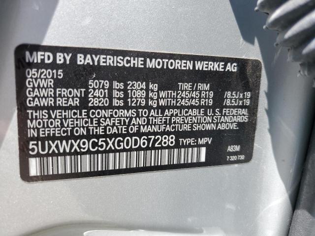 5UXWX9C5XG0D67288 BMW X3 Xdrive28i