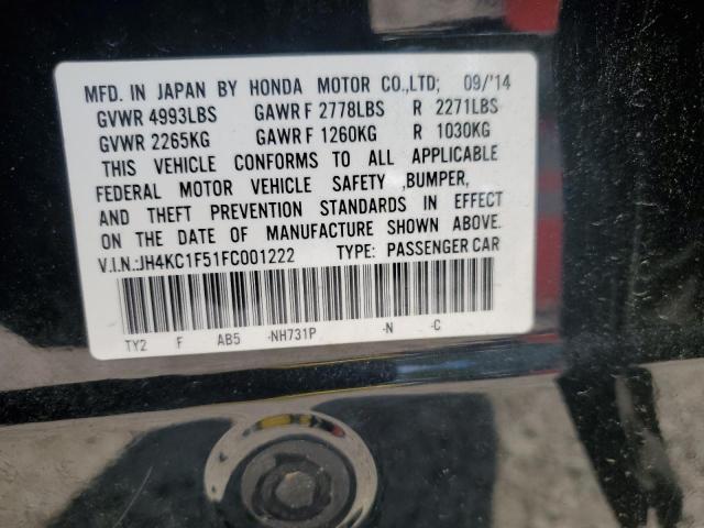 2015 ACURA RLX TECH - JH4KC1F51FC001222