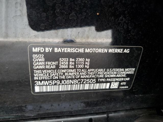 2022 BMW 330XE - 3MW5P9J08N8C72505