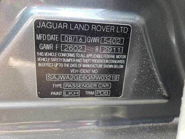 2016 JAGUAR XJL SUPERC - SAJWA2GE6GMW03219
