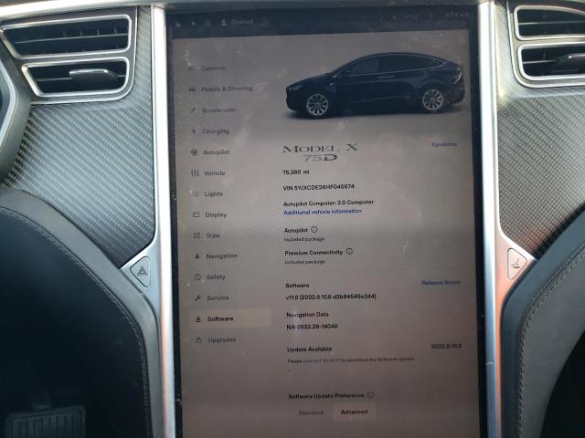 5YJXCDE26HF045674 Tesla MODEL X