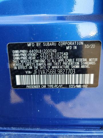 JF1VA2S66L9827703 Subaru Wrx Sti