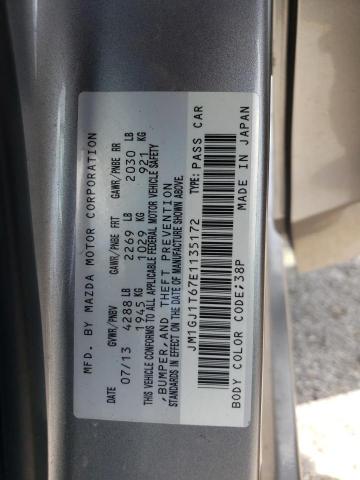 JM1GJ1T67E1135172 Mazda 6 TOURING