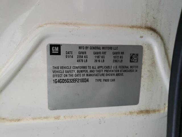 1G4GD5G32EF210034 Buick Lacrosse Premium