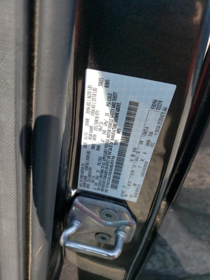 1FMCU0JX6GUB35110 FORD ESCAPE 2016
