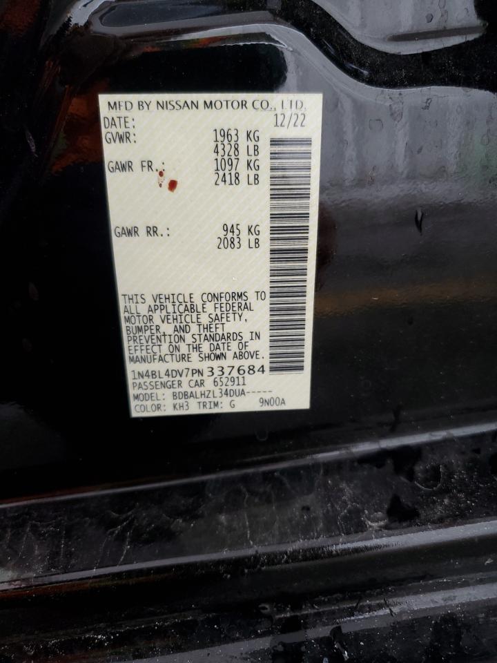 1N4BL4DV7PN337684 NISSAN ALTIMA 2023