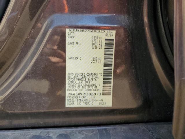 1N4AL3APXFN306973 Nissan ALTIMA 2.5