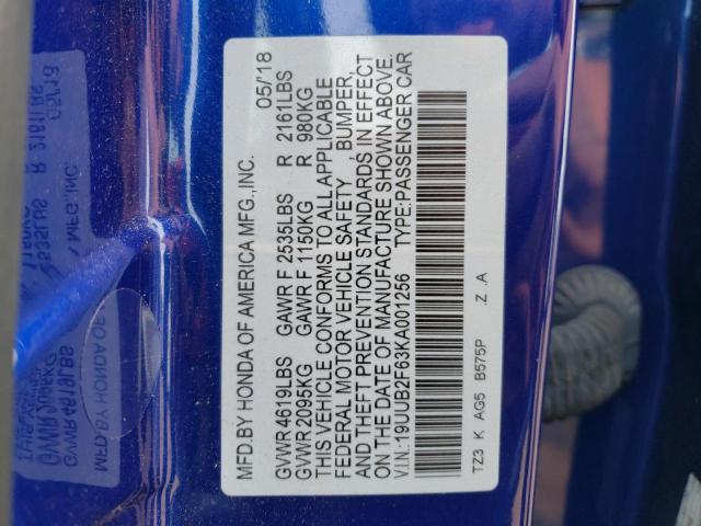 2019 ACURA TLX TECHNO - 19UUB2F63KA001256