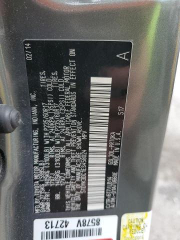 5TDYK3DC1ES458024 Toyota SIENNA XLE