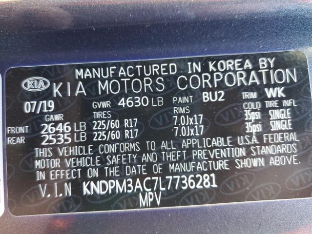 KNDPM3AC7L7736281 KIA Sportage Lx
